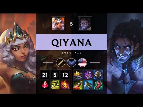 Qiyana Mid vs Sylas - NA Diamond Patch 25.14