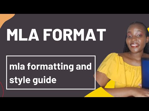 MLA Style Essay Format   MLA format tutorial: Sarah thuo
