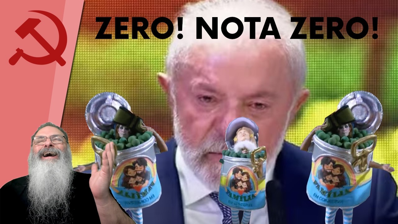 LULA foi REBAIXADO! MAU AGOURO em ANO ELEITORAL! ESCOLA mequetrefe que LAMBEU LULA foi REBAIXADA
