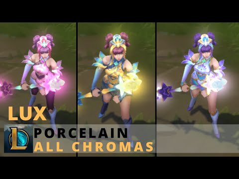 Porcelain Lux All Chromas - League of Legends