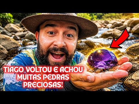 Tiago voltou e achou muitas pedras preciosas!
