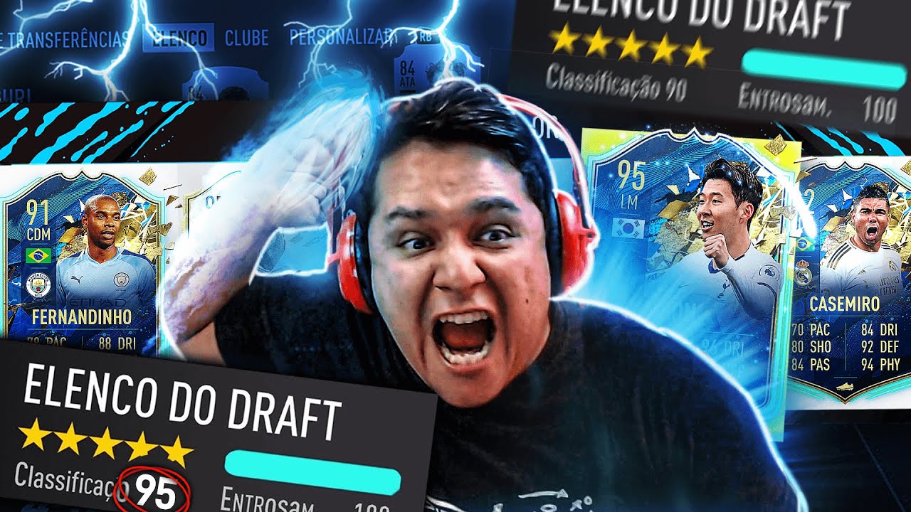 TOTS SON 95 É INSANO DEMAIS!! FIZEMOS HISTÓRIA?! FIFA 20 FUT DRAFT!! 😱🔥