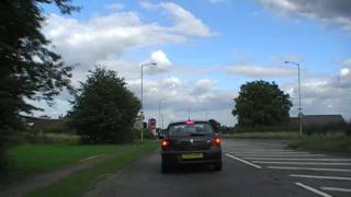 preview picture of video 'Driving Along Malvern Road A449, Powick, Worcester, Worcestershire, UK 30th August 2010'