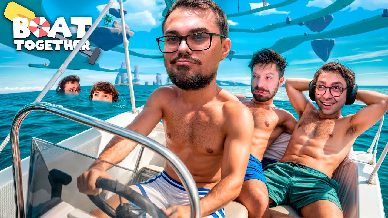 FIZEMOS UMA VIAGEM INSANA DE BARCO - BOAT TOGETHER