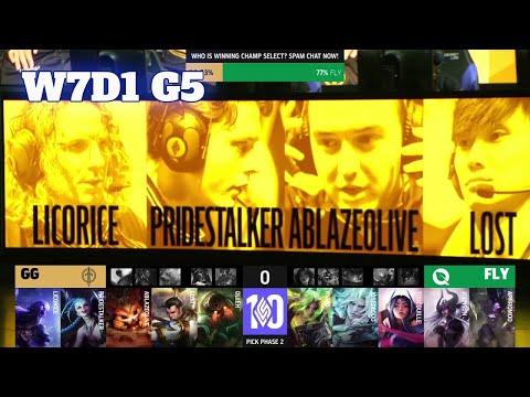 GG vs FLY | Week 7 Day 1 S12 LCS Spring 2022 | Golden Guardians vs FlyQuest W7D1 Full Game