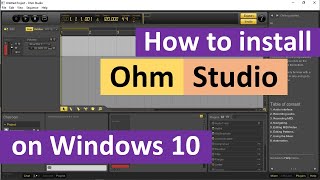 Video thumbnail for How to install Ohm Studio on Windows 10 by How To Install