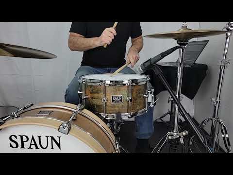Spaun 6.5x14 Copper Snare, No Bead, Patina Finish