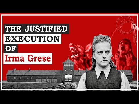The JUSTIFIED EXECUTION of Irma Grese or The Beast of Belsen, the German camp guard (Horrific Story)