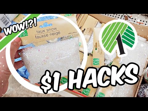 You Won't Believe How I Used DOLLAR TREE *FAKE SNOW* To Make Genius CHRISTMAS DIYS Krafts by Katelyn
