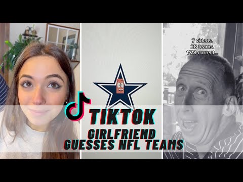 MMMJOEMELE TIKTOK COMPILATION- Girlfriend Guessing NFL Team Logos