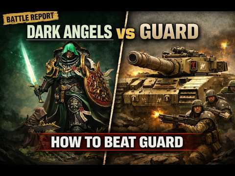 Dark Angels vs Astra Militarum Battle Report | Warhammer 40K