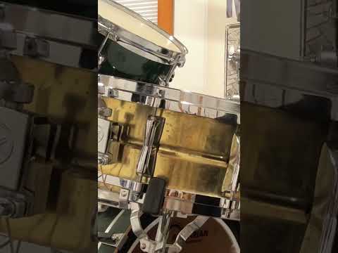 (Video) Yamaha 1990s SD-4105 14x5.5 Seamless Brass Snare Drum image 14
