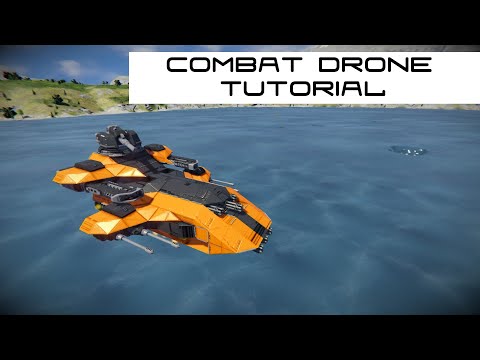 Space Engineers - HOW TO BUILD A Combat Drone - Automatons Tutorial