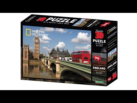 Time Lapse Puzzle - London Big Ben - National Geographic Super 3D 500 pieces