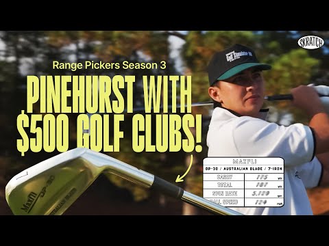 Playing Pinehurst with THROWBACK $500 Golf Clubs | Range Pickers Season 3