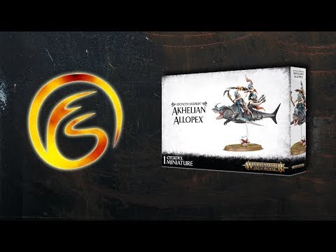 The Hobby Table - Building The Akhelian Allopex Warhammer Firestorm Games