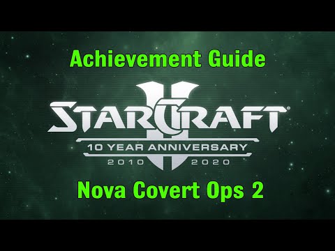 Nova Covert Ops 2 - Starcraft 2 10th Anniversary Achievements