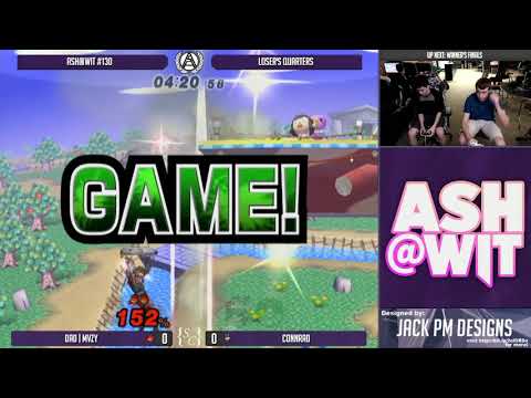Dad | Mvzy (Snake) vs Connrad (Lucario) - ASH@WIT #130 Project M Loser's Quarters