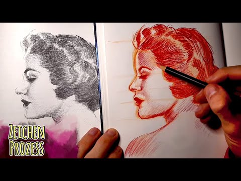 Freihandzeichnen: Porträt im Profil II Sketchtalk #7