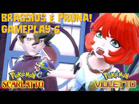 Pokemon Scarlatto e Violetto - Sfidiamo Brassius e Pruna! Gameplay 6