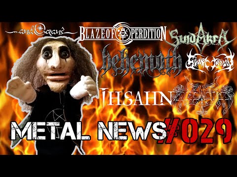 BEHEMOTH, IHSAHN, EMPEROR, ENSLAVED, SUIDAKRA | METAL NEWS #029 | Новости метал-музыки | Декабрь'19