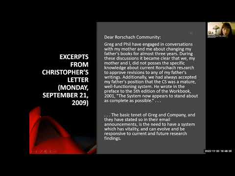 Joni Mihura - From Exner's Comprehensive System to R-PAS: What Has Changed and Why