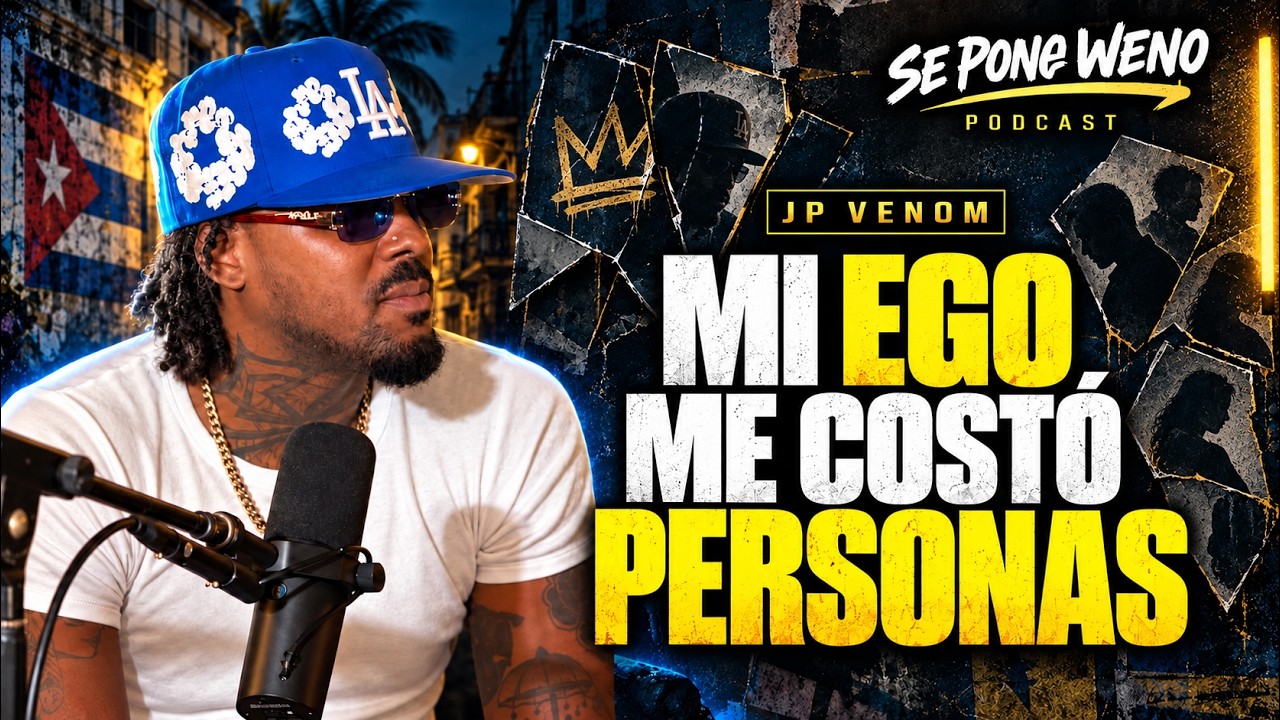 JP Venom revela su lado más personal: “Mi ego me hizo perder personas”