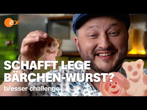 Fiese Form: Sebastian soll Bärchen-Wurst selber machen | b/esser challenge
