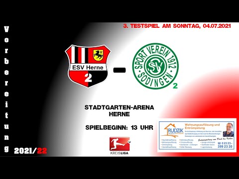 ESV Herne II - SV Sodingen II Vorbereitung 2021/22