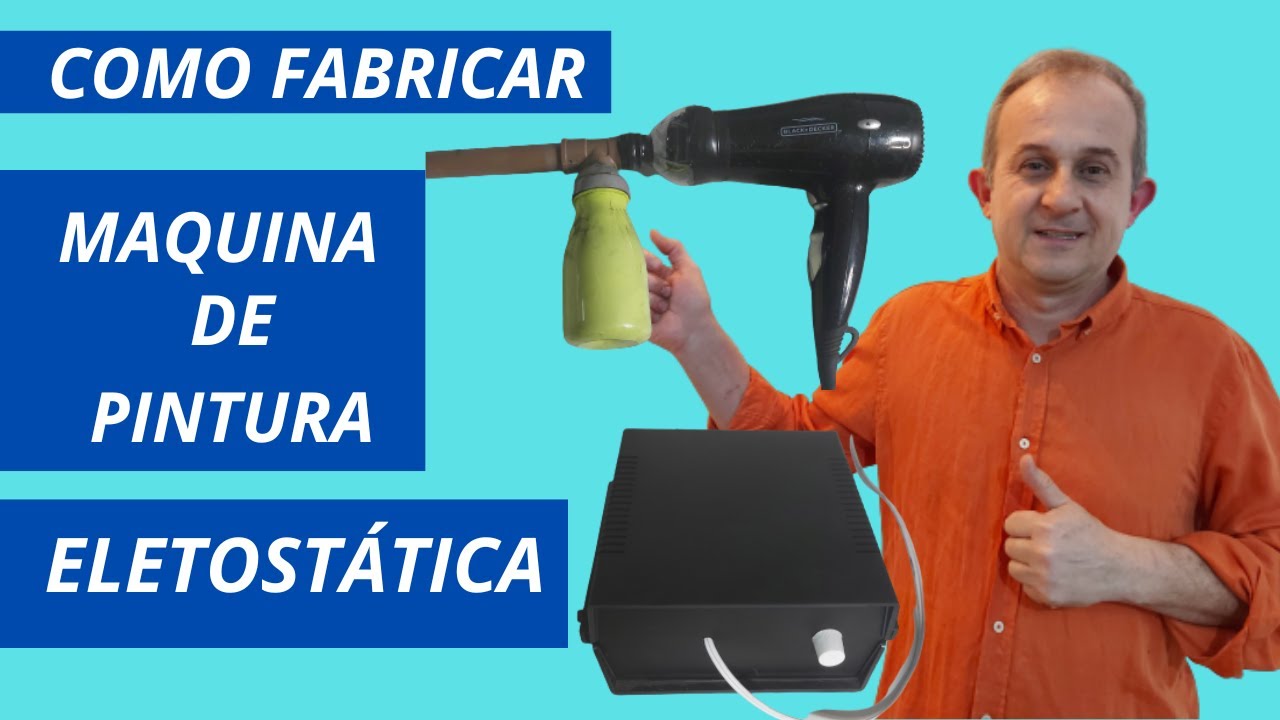2- HOW TO MAKE ELECTROSTATIC PAINTING MACHINE, HOW TO PAINT POWDER WITH ELECTROSTATIC