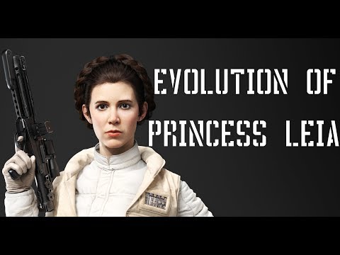 STARWARS EVOLUTION-4 , THE PRINCESS , LEIA 1977-2017