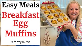 Easy Breakfast Egg Muffins Recipe - Busy Morning Grab and Go Breakfast