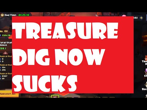 Treasure Dig now SUCKS (Rant) - Valor Legends Eternity - YouTube