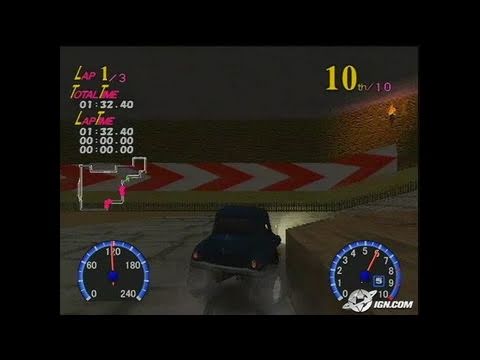 ChoroQ PlayStation 2 Gameplay - Night Driving