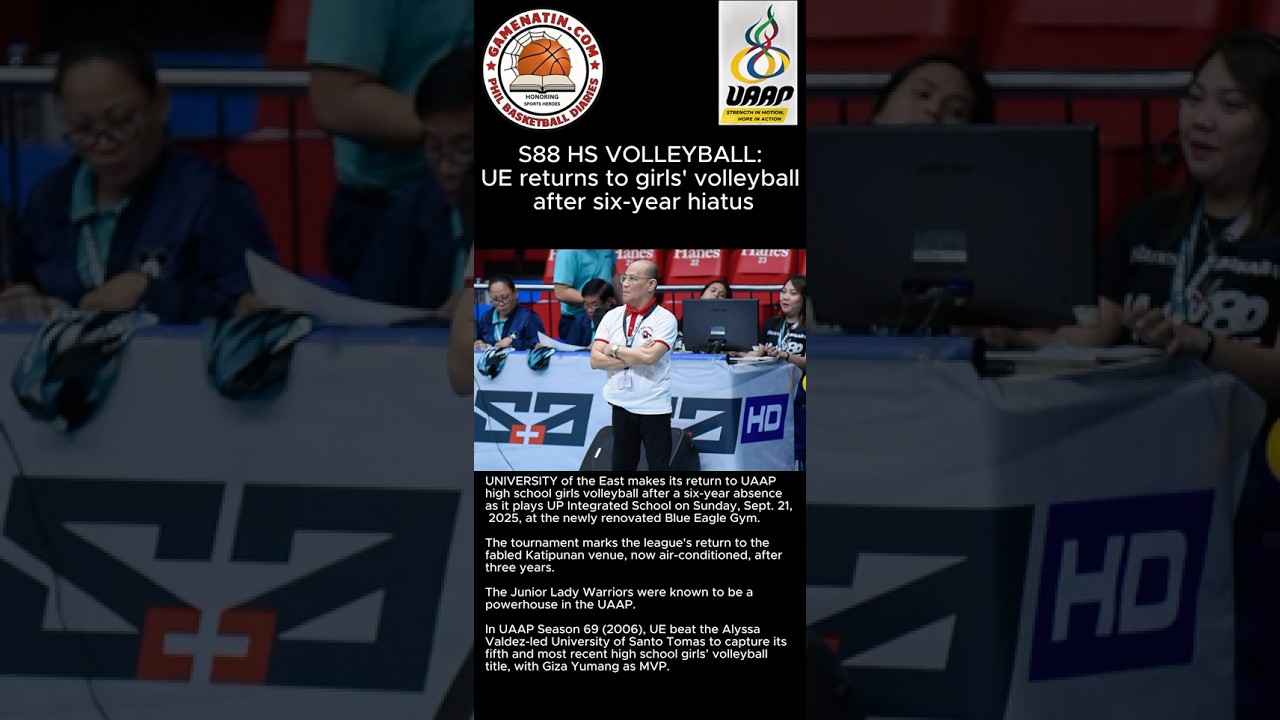 UAAP Volleyball: Girls' volleyball starts on Sept 21