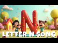 Letter N Song Nursery Rhymes Kids Songs Fun With N Words ABC Phonics Toddler Alphabet Song