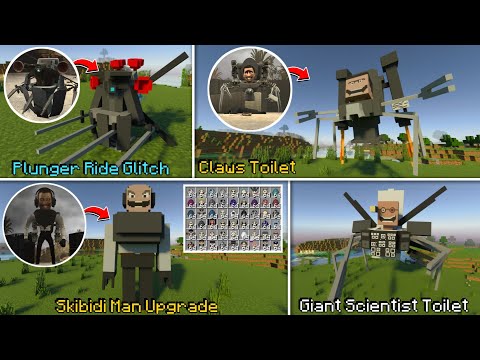 Ahoy -  NEW UPDATE TOILET SKIBIDI ADDON IN MINECRAFT!  - Lots of the NEWEST Skibidi Toilets!