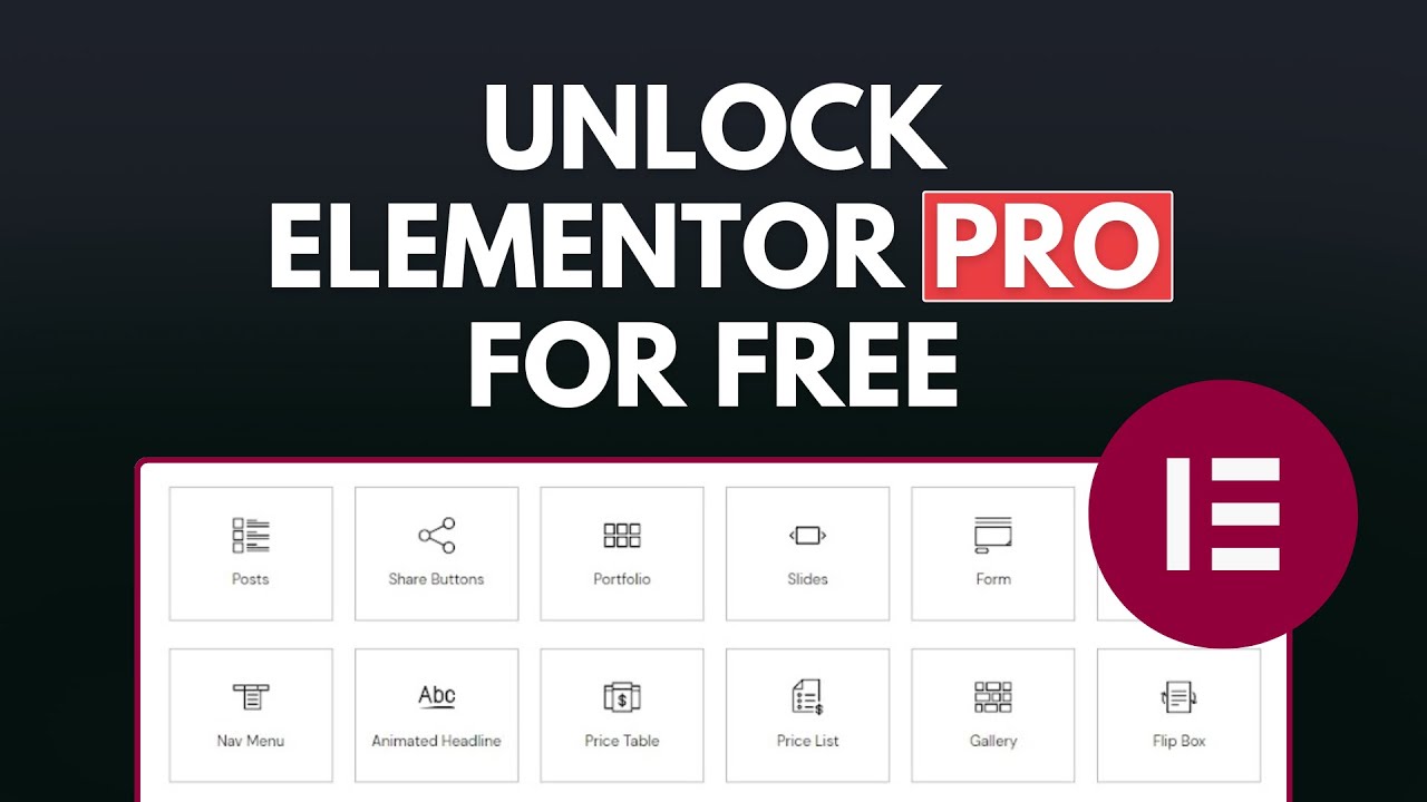 Activate Elementor Pro Features for Free
