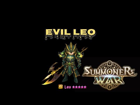 EVIL LEO, SUMMONERS WAR SKY ARENA!!!