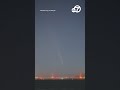 Rare comet appears over Golden Gate Bridge
