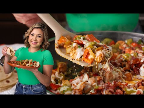 Quick & Easy Tacos de Alambre : the Best Mexican Cheesy FAJITA TACOS Anyone Can Make!