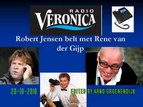 Robert Jensen belt met Rene van der Gijp 20-10-2010
