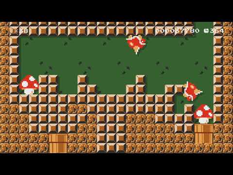 Dig down! BIG MONSTER黄金矿工ー挖穿大怪兽 by hurian - Super Mario Maker 2 - No Commentary 1bu