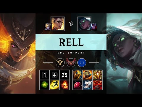 Rell Support vs Senna - EUW Grandmaster Patch 25.S1.1