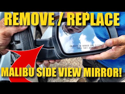 2016-2023 CHEVROLET MALIBU SIDE VIEW MIRROR REMOVAL AND REPLACEMENT FAST AND EASY DIY LEFT AND RIGHT