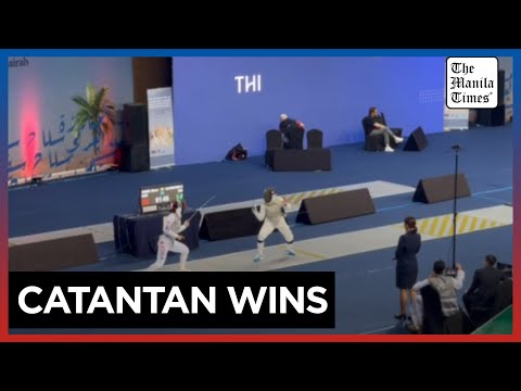 Fencer Catantan stuns South Korean Foe