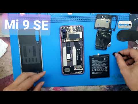 Xiaomi Mi 9 SE / How to remove the xiaomi device / Replace the battery Mi 9 SE / Remove the back