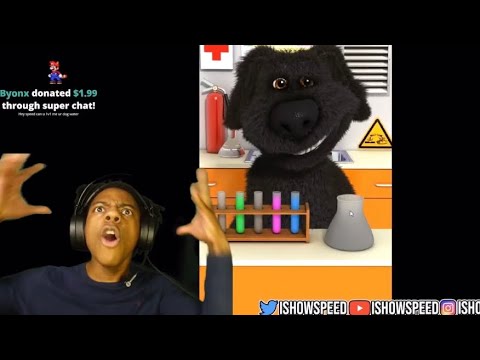 Talking Ben does BLACK FACE in front of IShowSpeed