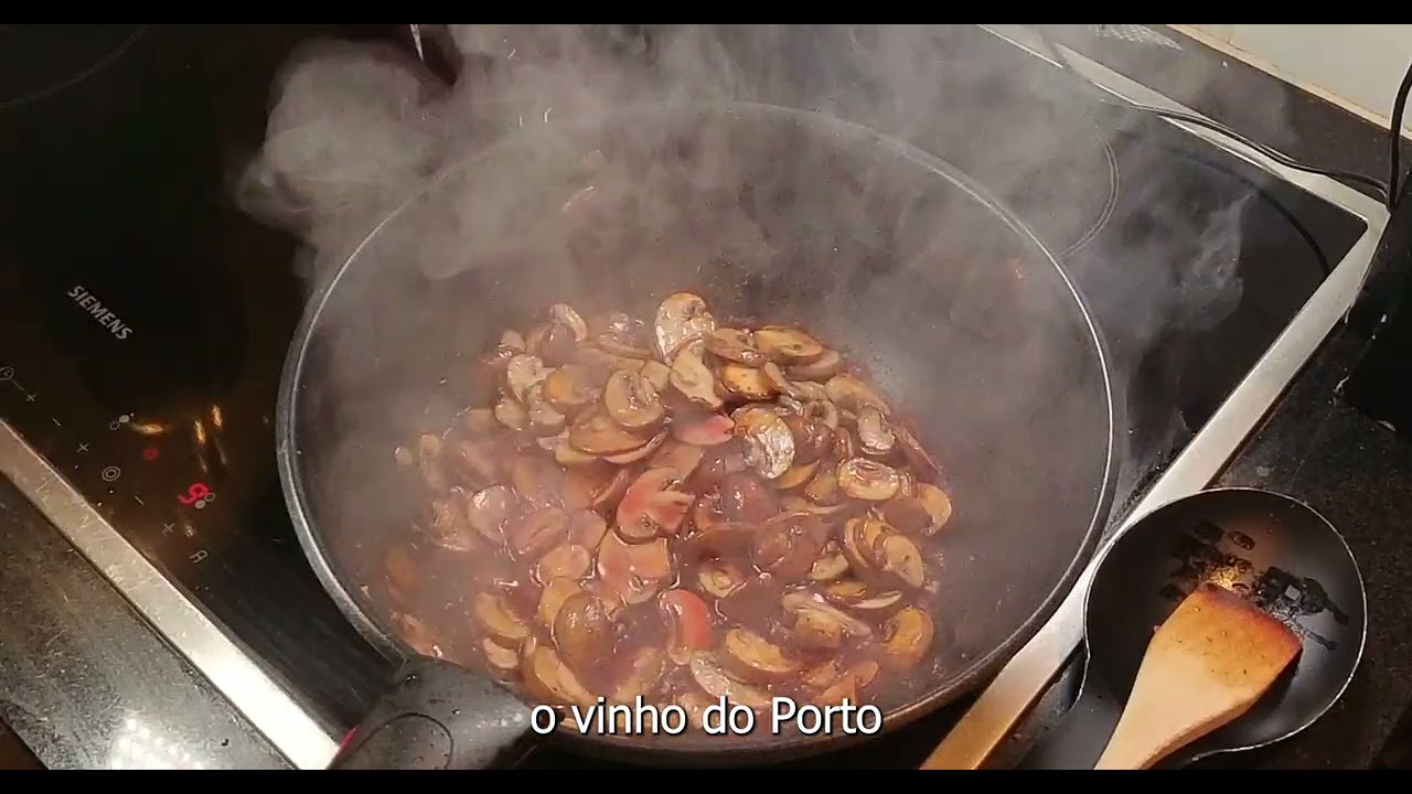 Receita de molho de cogumelos com vinho do Porto (Delicioso)