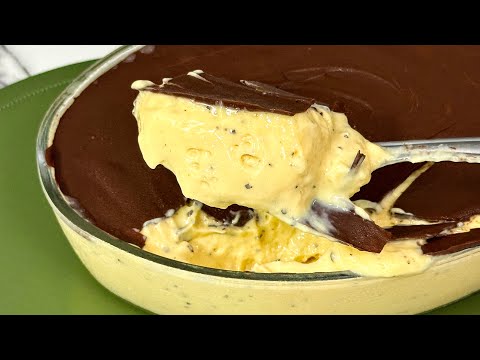 PASSION FRUIT MOUSSE CHOCOLATE IN A DISH | WITHOUT GELATIN AND DOES NOT GO ON FIRE | Gabriel Freitas